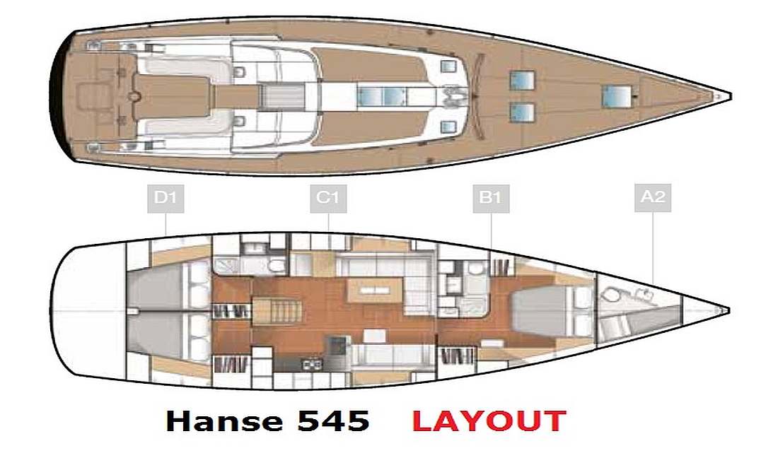 Яхта «Hansa 545»
