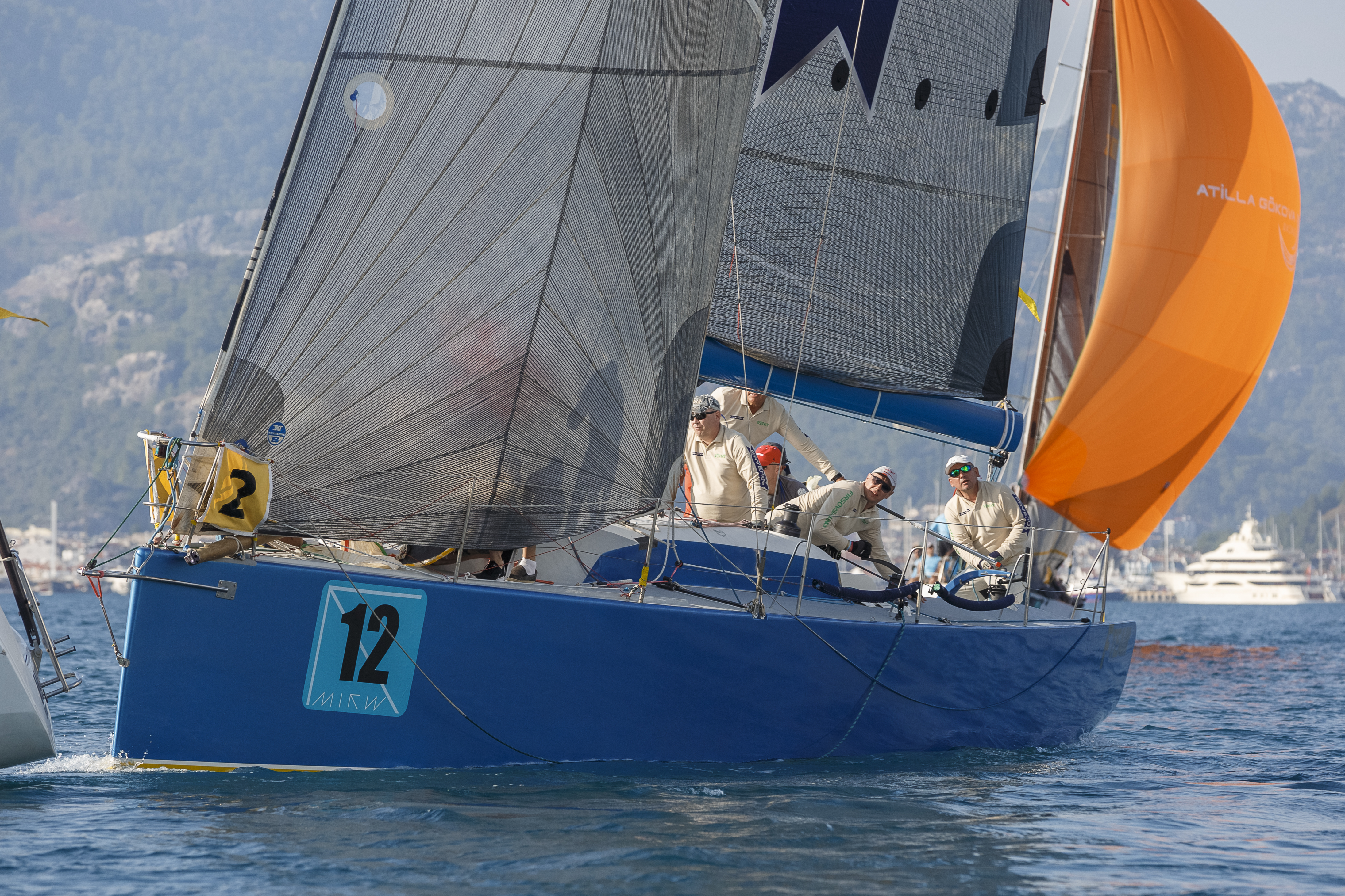 Регата  Rodos Cup с проф. капитаном,  спортивная лодка Grand Soleil 42.